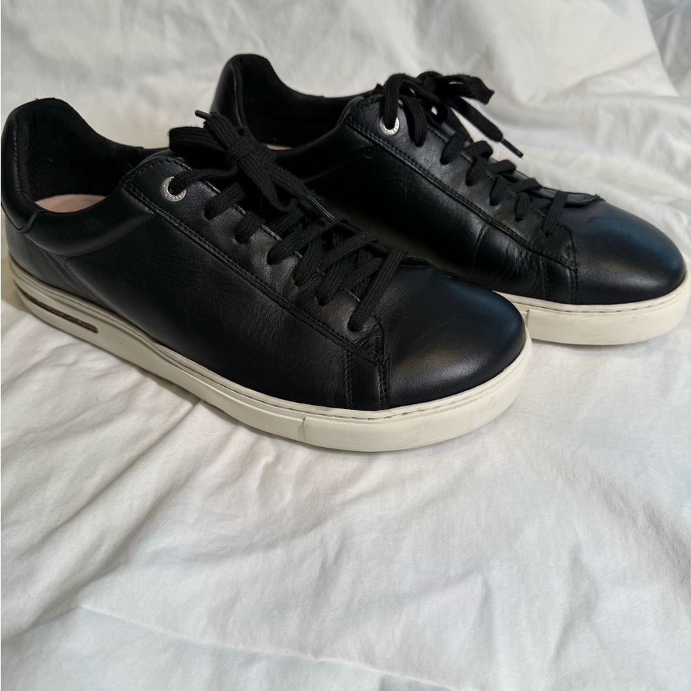 Birkenstock Bend Low Black Leather Sneakers EU 43 US 10–10.5 GUC - Picture 11 of 11